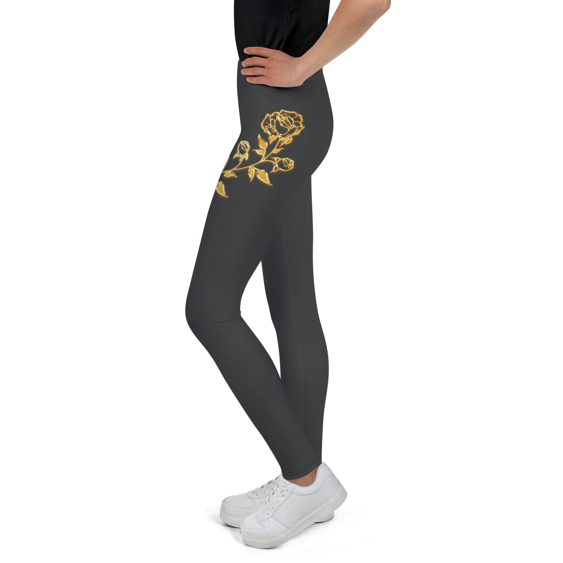 Legging Pour Ado Prestige™ Eclipse et Or Petite Fleur - Prestige SXM