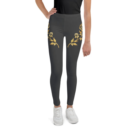 Legging Pour Ado Prestige™ Eclipse et Or Petite Fleur - Prestige SXM