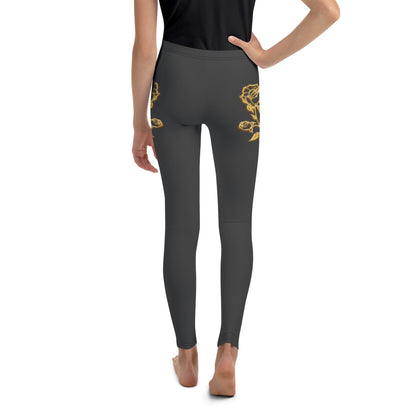 Legging Pour Ado Prestige™ Eclipse et Or Petite Fleur - Prestige SXM