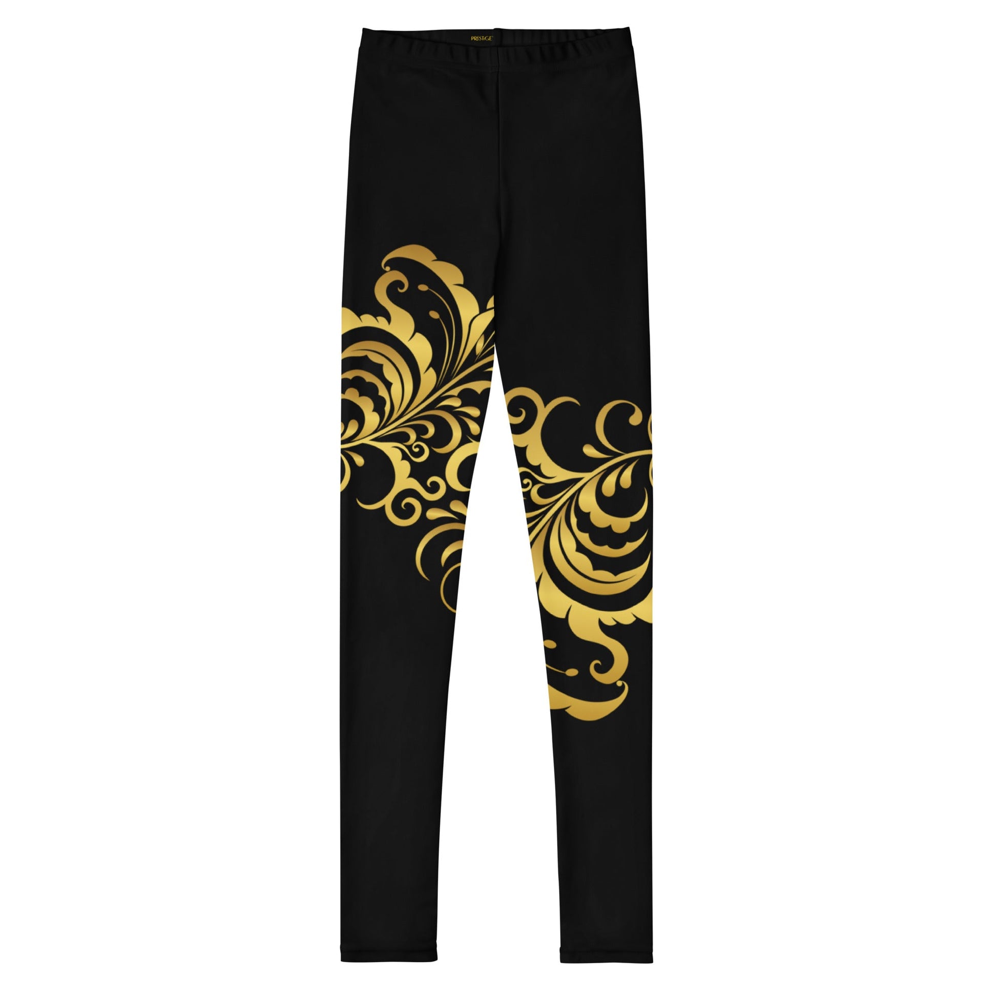 Legging Pour Ado Prestige™ Noir et Or Floraison - Prestige SXM