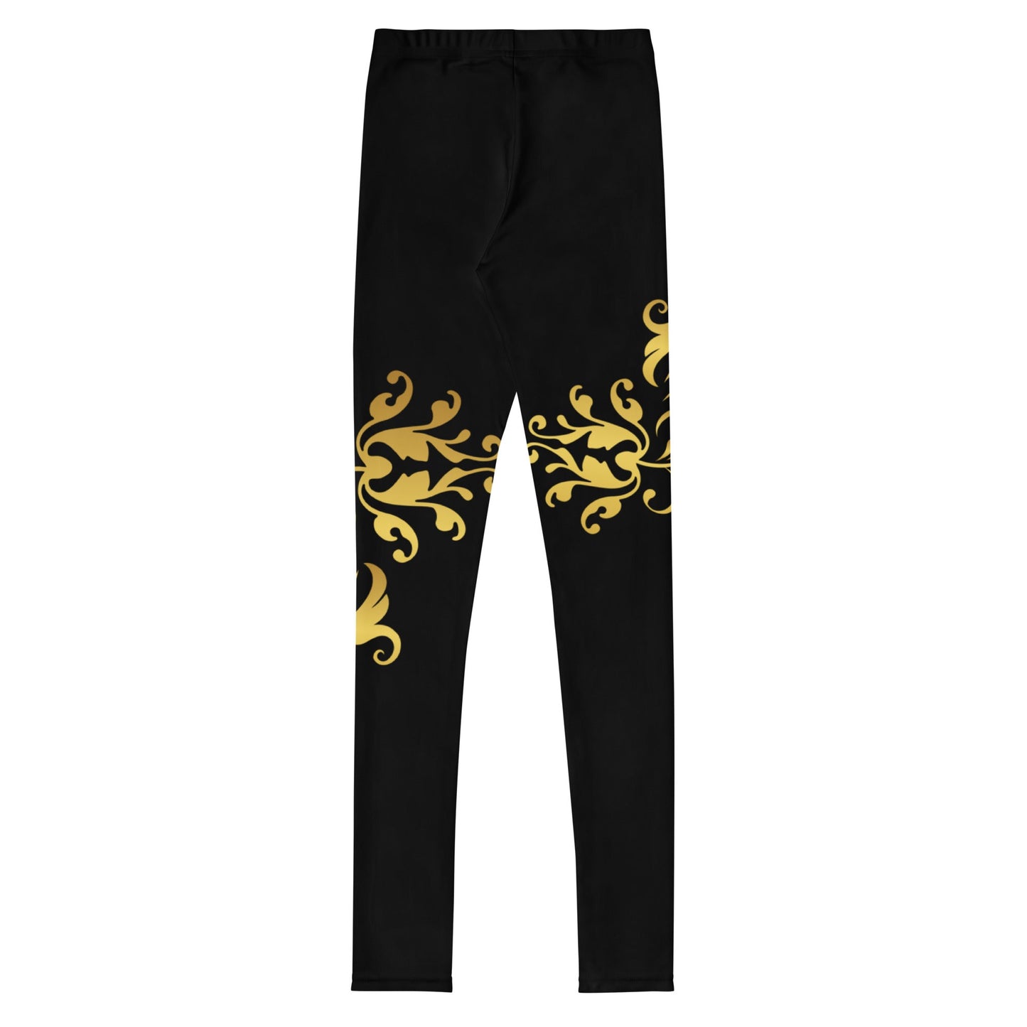 Legging Pour Ado Prestige™ Noir et Or Floraison - Prestige SXM