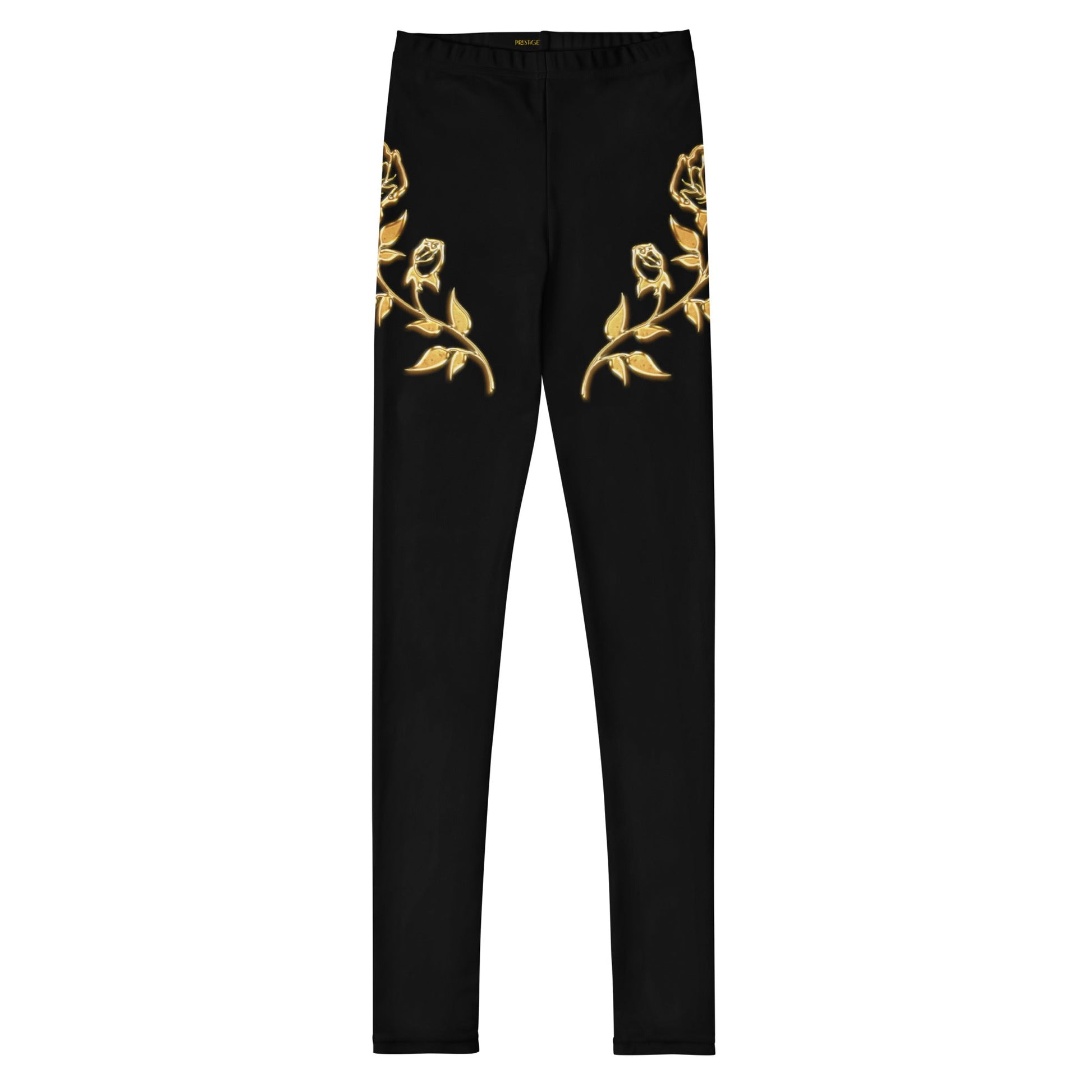 Legging Pour Ado Prestige™ Noir et Or Petite Fleur - Prestige SXM