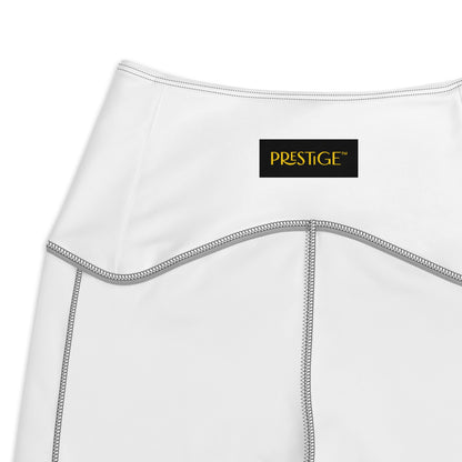 Leggings avec poches Prestige™ Noir/Blanc et Or Floraison - Prestige SXM