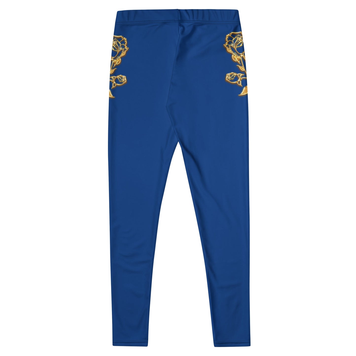 Leggings Prestige™ Bleu Royal et Or Petite Fleur - Prestige SXM