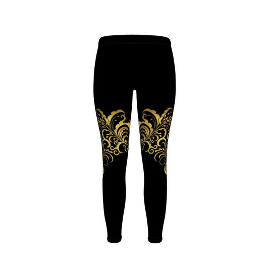 Leggings Prestige™ Noir et Or Floraison - Prestige SXM