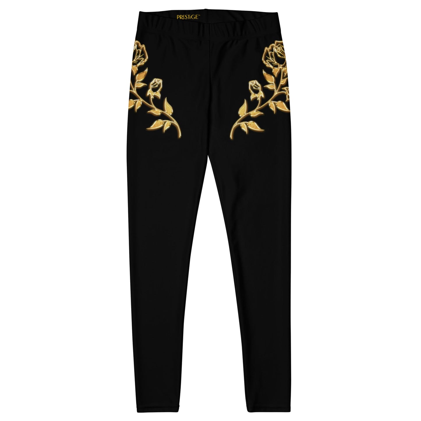 Leggings Prestige™ Noir et Or Petite Fleur - Prestige SXM