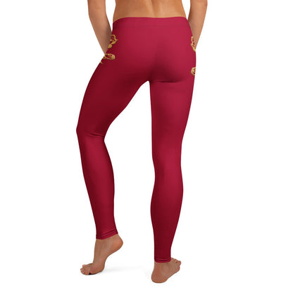 Leggings Prestige™ Vin et Or Petite Fleur - Prestige SXM