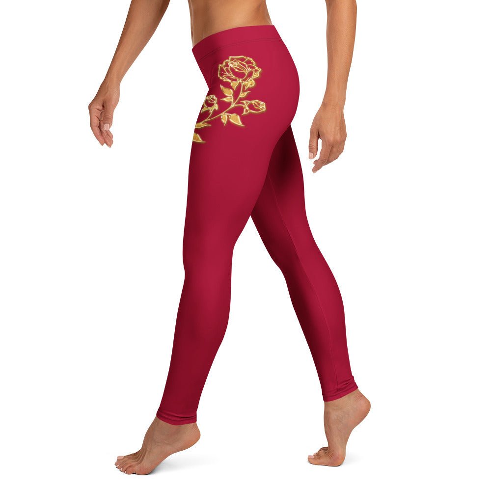 Leggings Prestige™ Vin et Or Petite Fleur - Prestige SXM