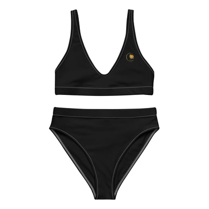 Maillot de bain éco - responsable taille haute Prestige Noir - Prestige SXM