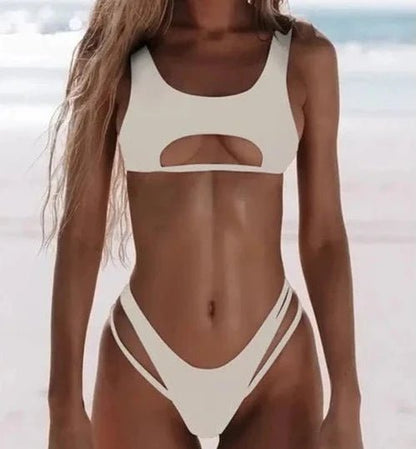 Maillot de bain micro creusé à coupe haute - Prestige SXM