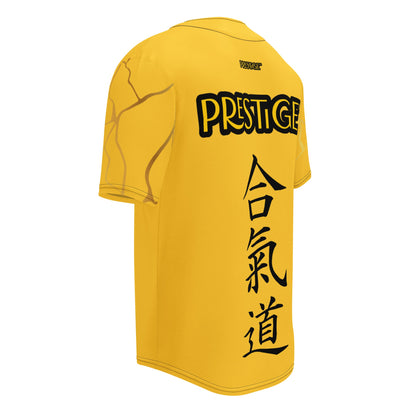 Maillot de baseball recyclé Prestige™ Jaune et Or Filament - Prestige SXM