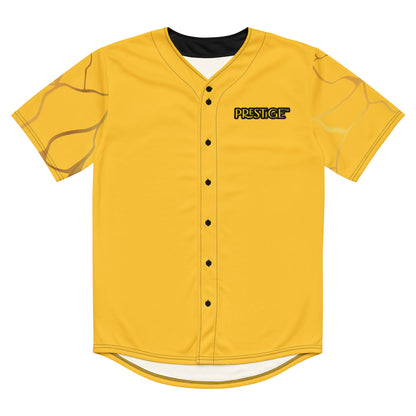 Maillot de baseball recyclé Prestige™ Jaune et Or Filament - Prestige SXM