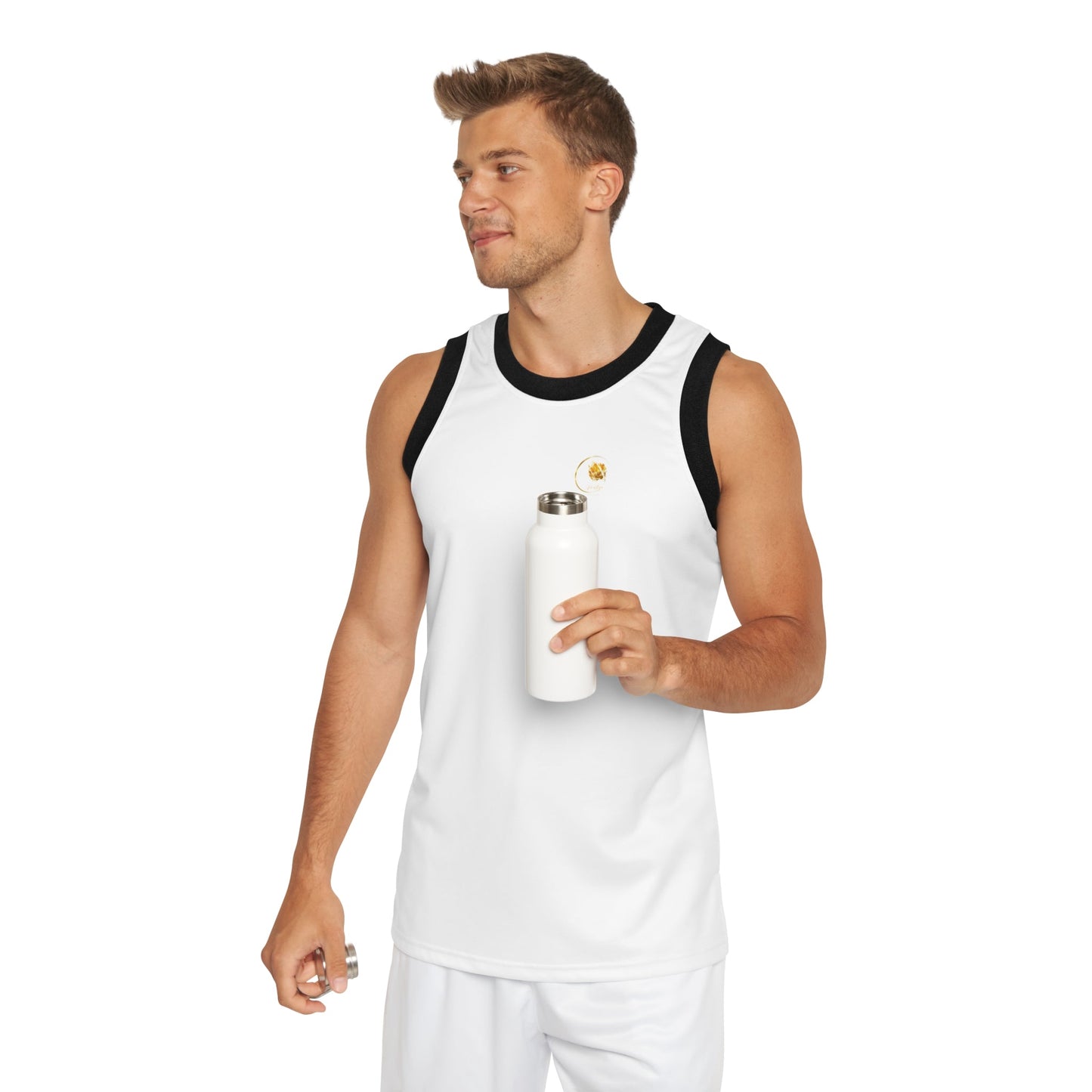 Maillot de basket Prestige™ Unisexe Blanc "Naruto Fan" - Prestige SXM