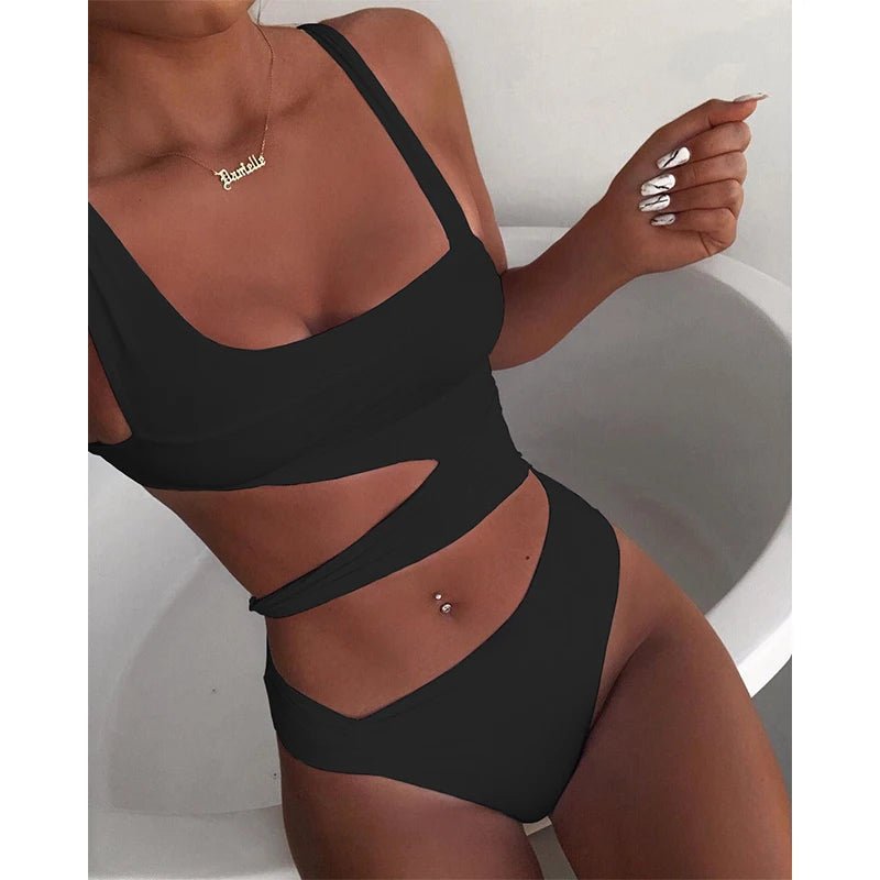 Monokini Sexy à découpes flatteuses et soutien Push Up pour femme - Prestige SXM