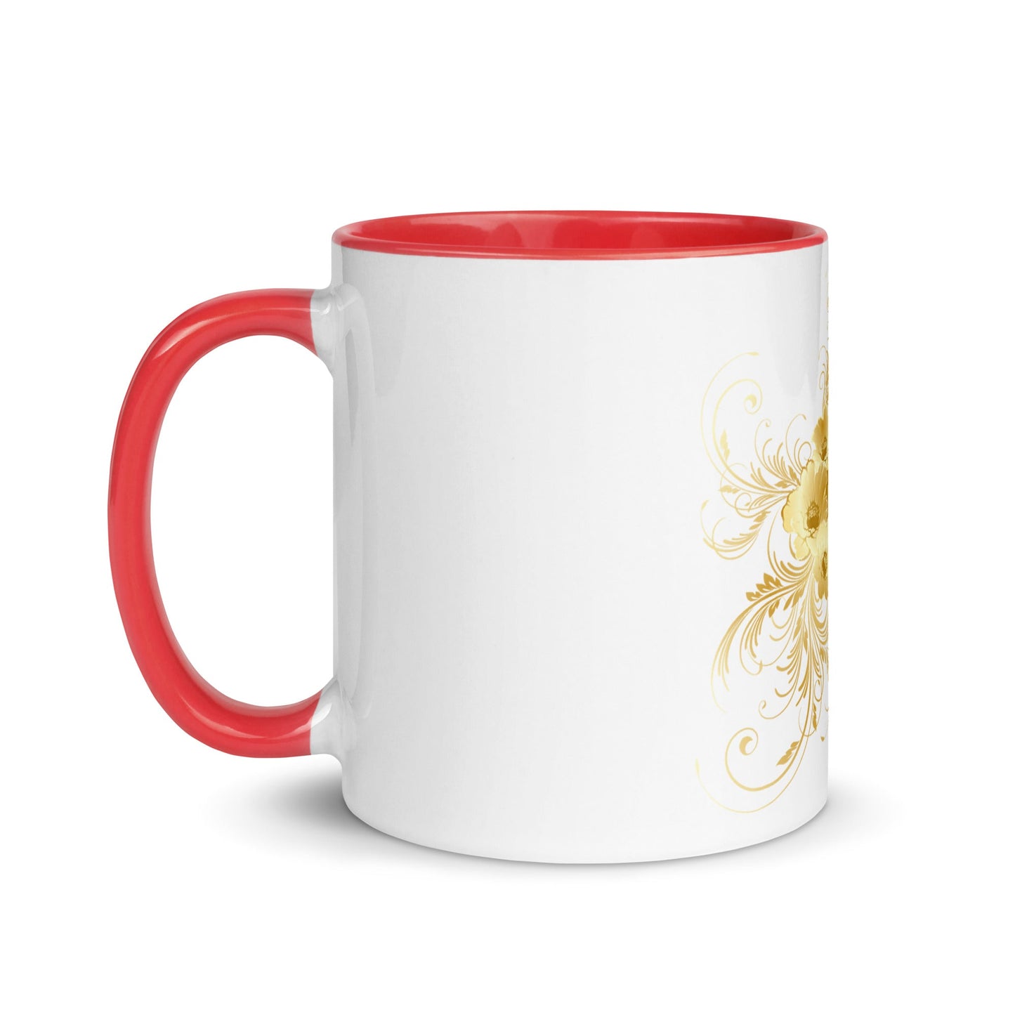 Mug Prestige™ Blanc à Intérieur Coloré Cœur d'or - Prestige SXM