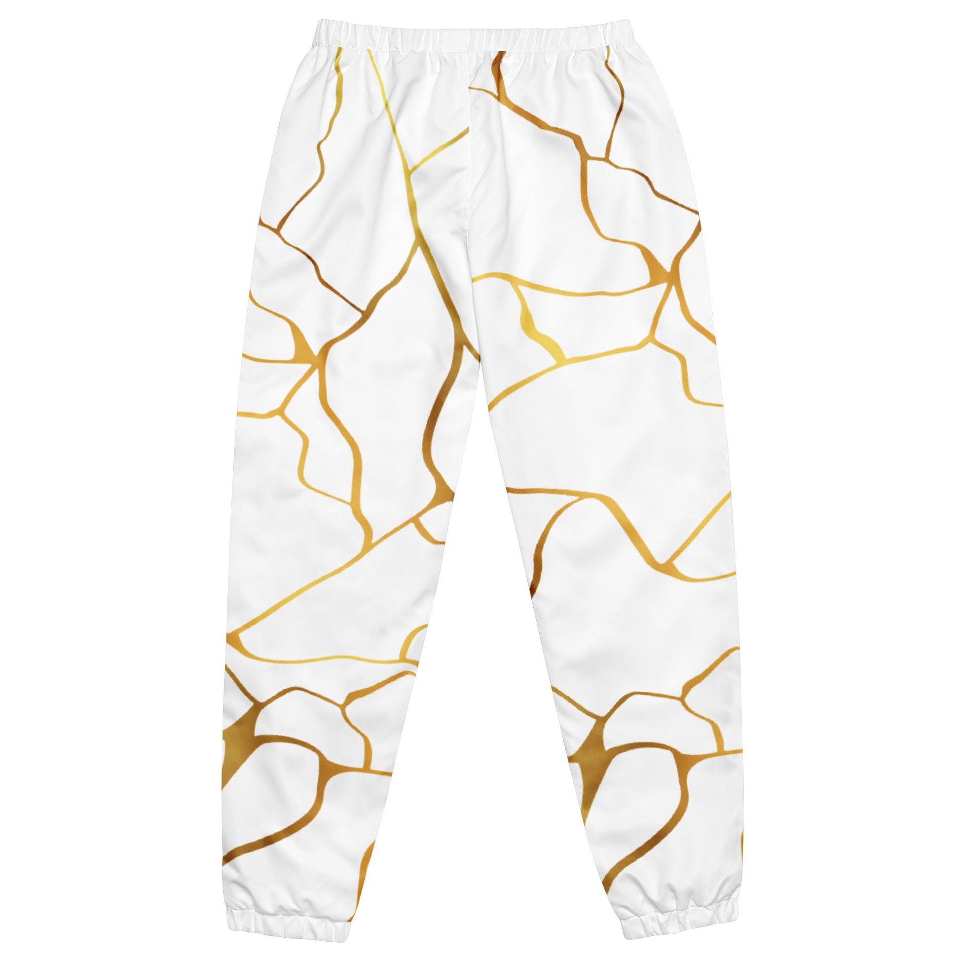 Pantalon de survêtement Prestige™ Unisexe Blanc et Or Filament - Prestige SXM