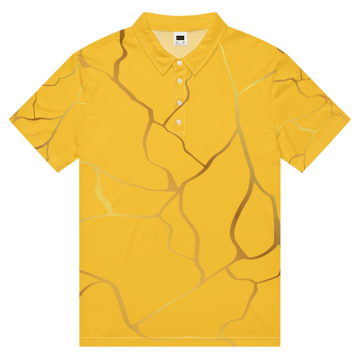 Polo cintré homme Prestige™ Jaune et Or Filament - Prestige SXM