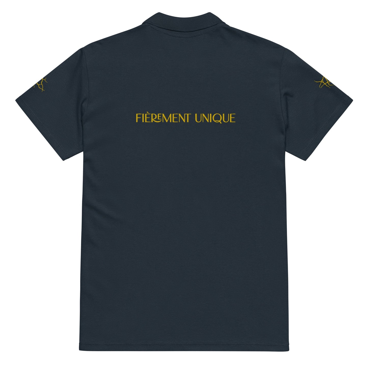 Polo piqué Prestige™ Premium unisexe "FIEREMENT UNIQUE" - Prestige SXM