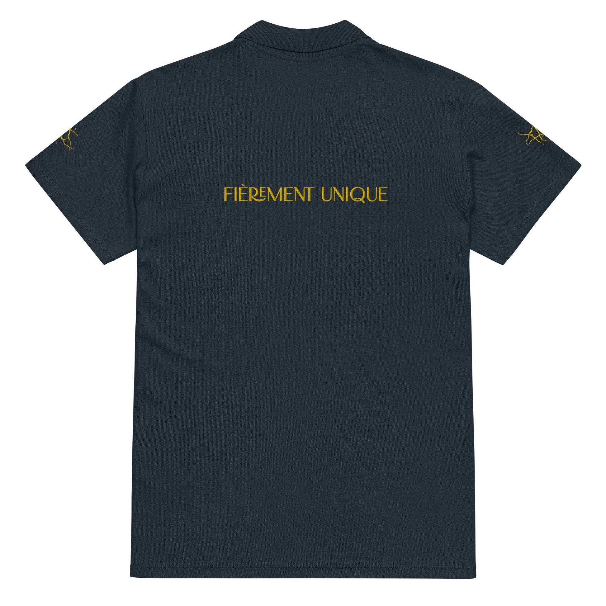 Polo piqué Prestige™ Premium unisexe "FIEREMENT UNIQUE" - Prestige SXM