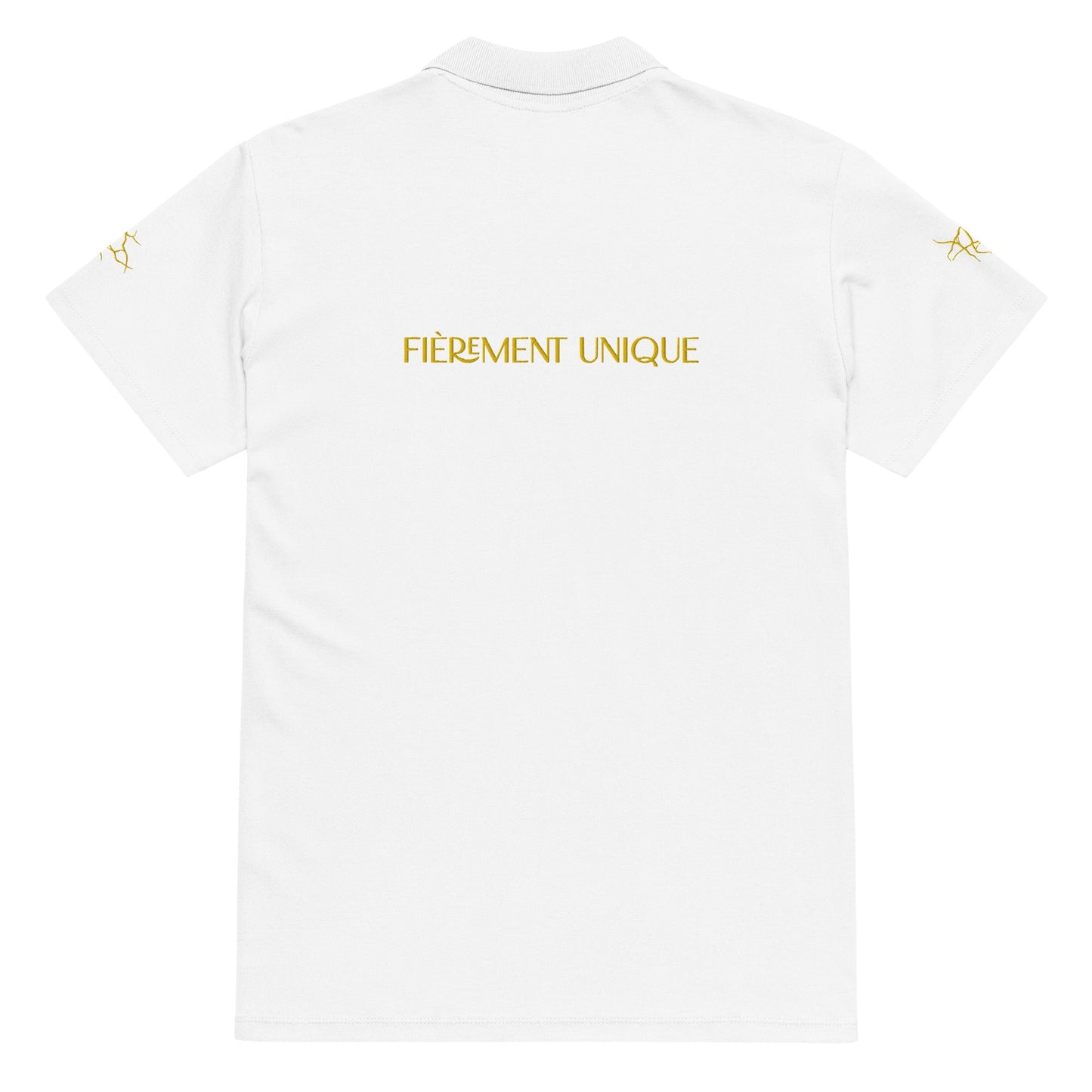 Polo piqué Prestige™ Premium unisexe "FIEREMENT UNIQUE" - Prestige SXM