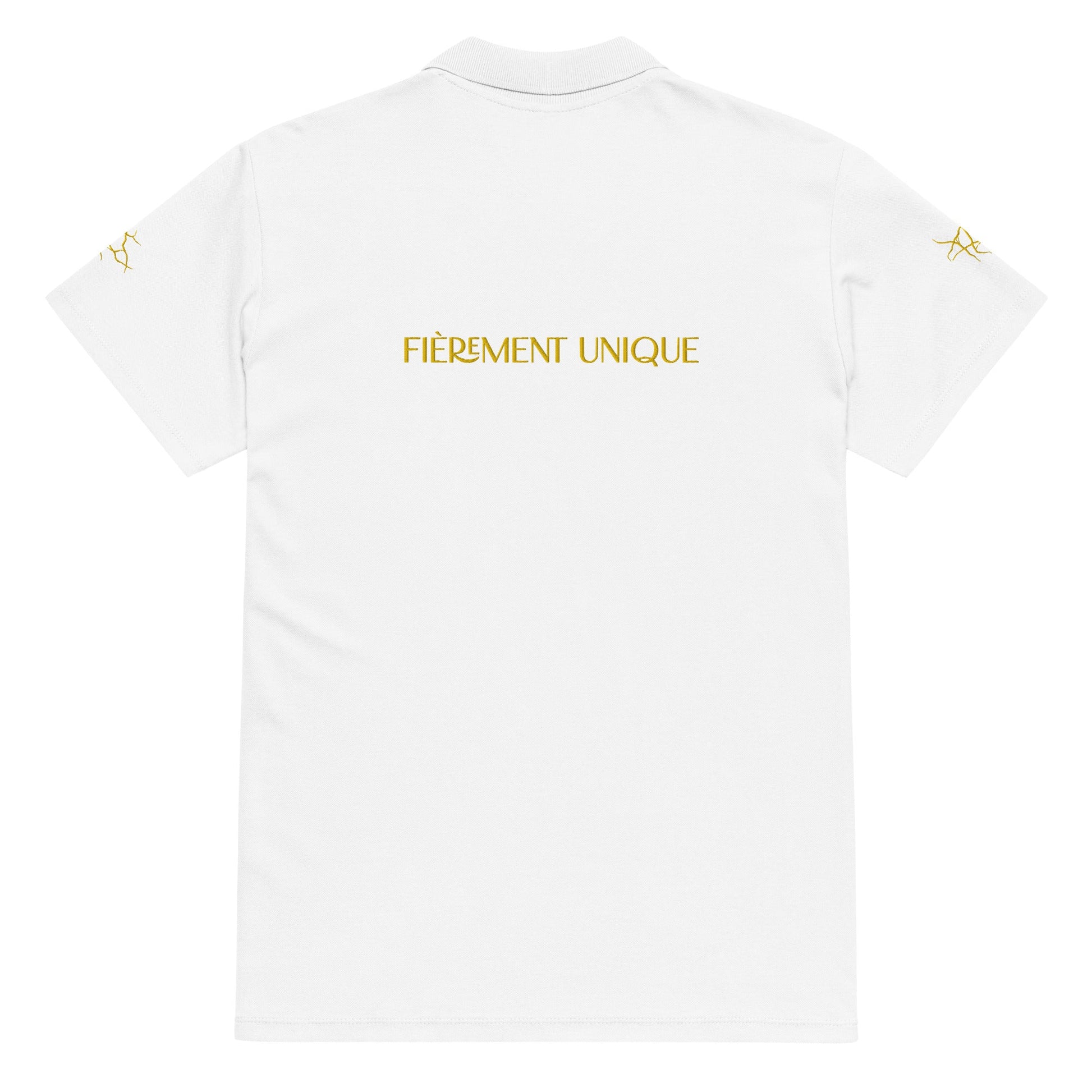 Polo piqué Prestige™ Premium unisexe "FIEREMENT UNIQUE" - Prestige SXM