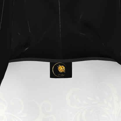 Robe à capuche Prestige™ Noir et Or Floraison - Prestige SXM