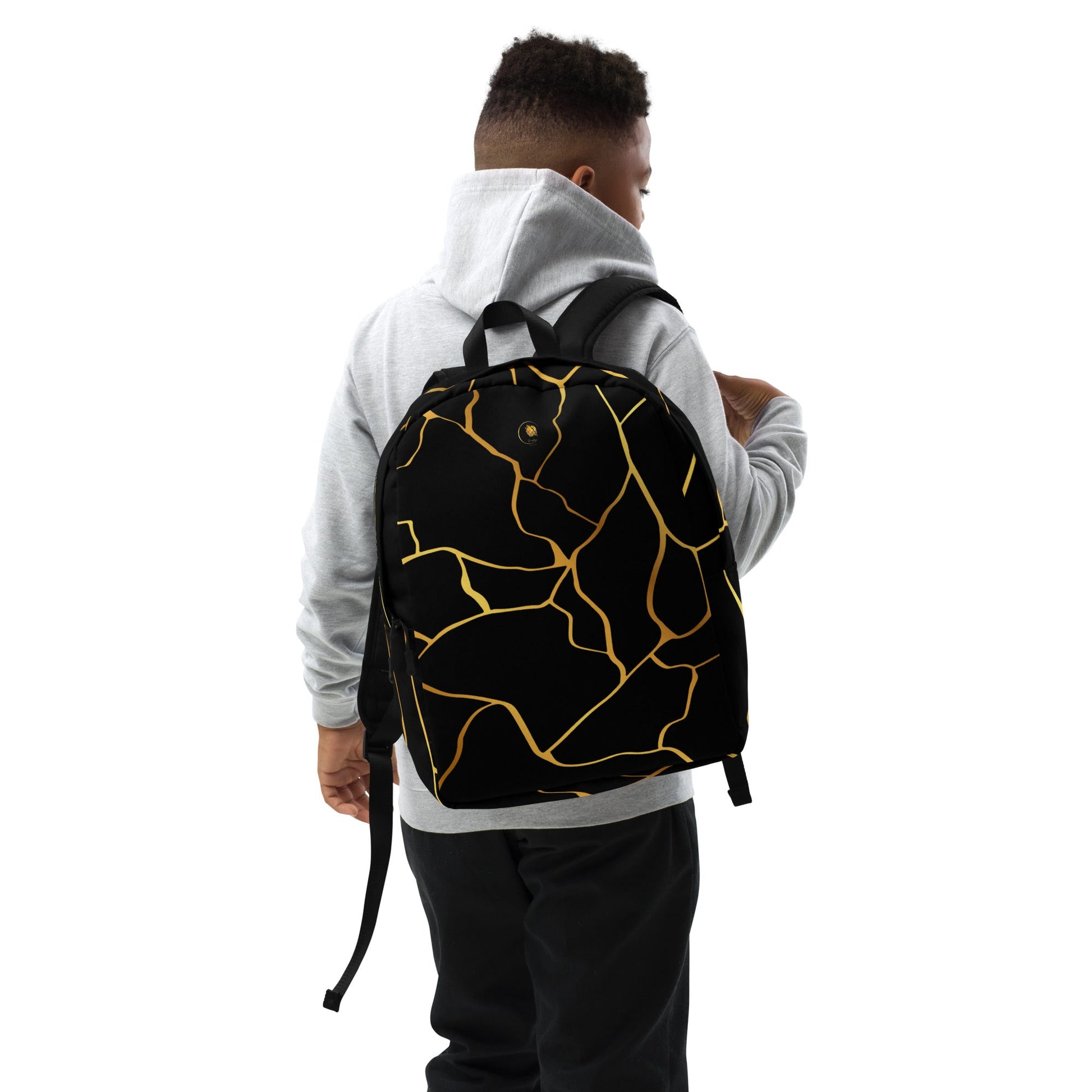Sac à dos minimaliste Prestige™ Noir & Or - Prestige SXM