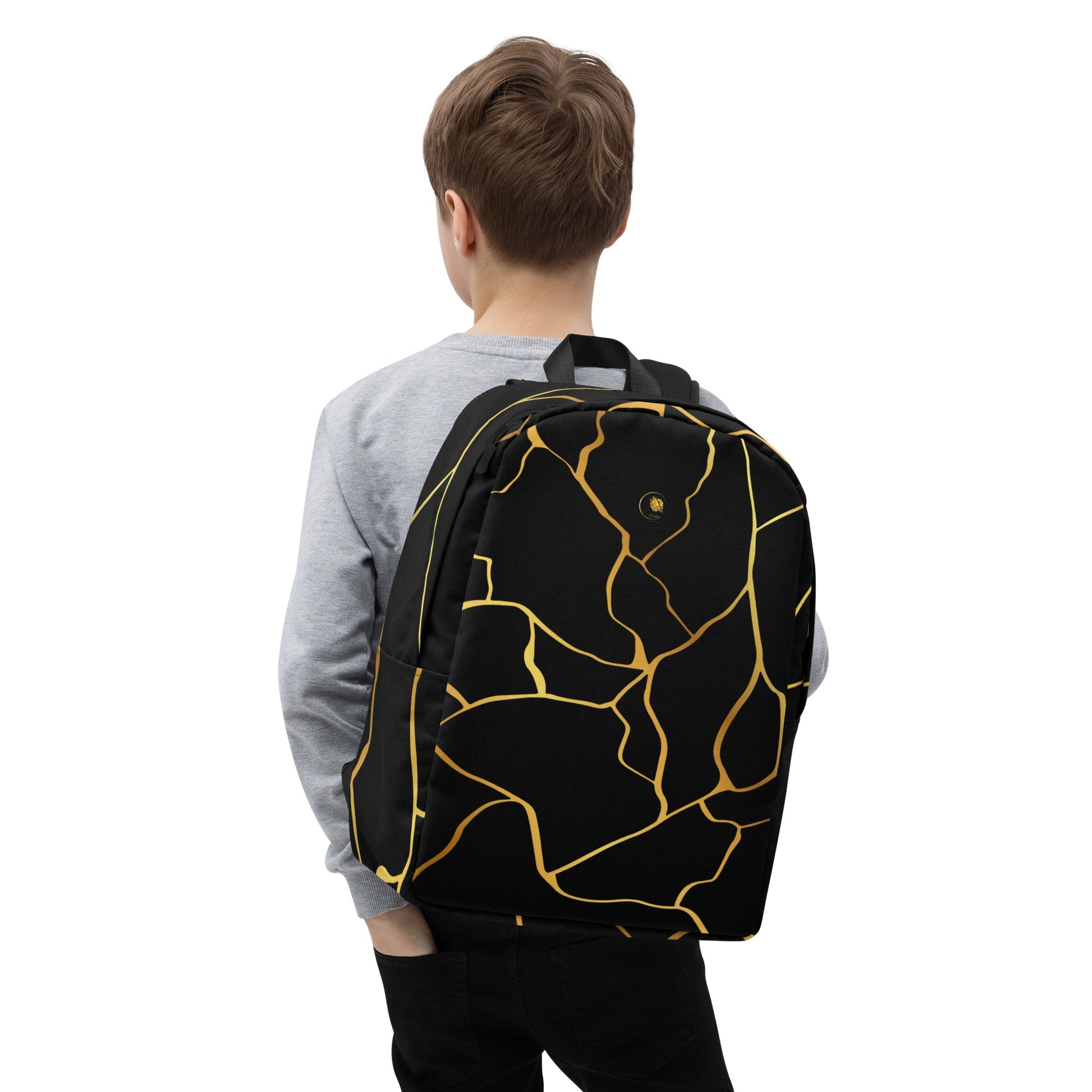 Sac à dos minimaliste Prestige™ Noir & Or - Prestige SXM