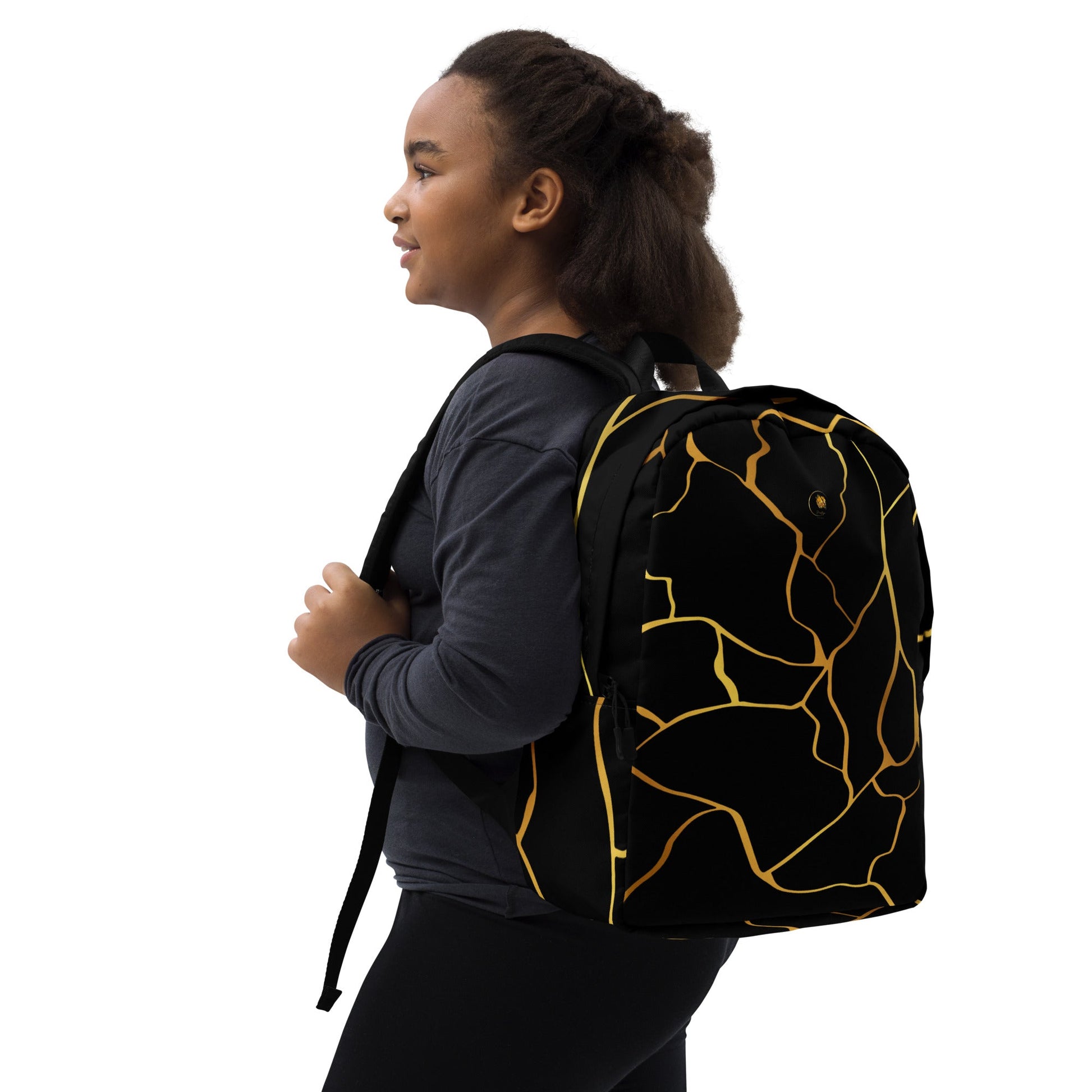 Sac à dos minimaliste Prestige™ Noir & Or - Prestige SXM