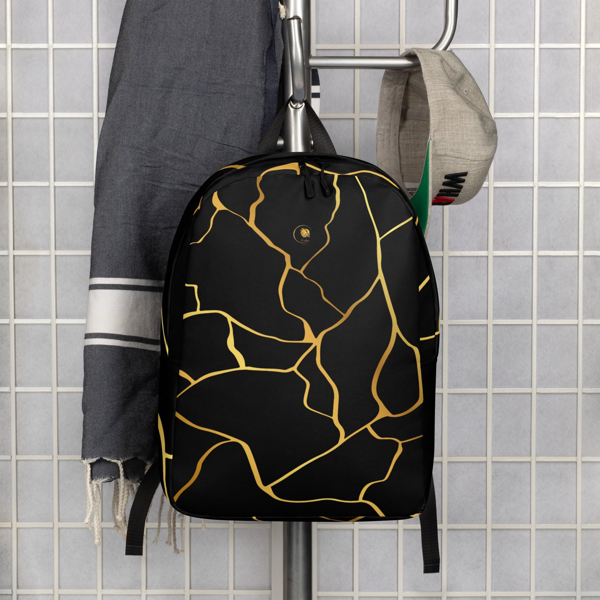 Sac à dos minimaliste Prestige™ Noir & Or - Prestige SXM
