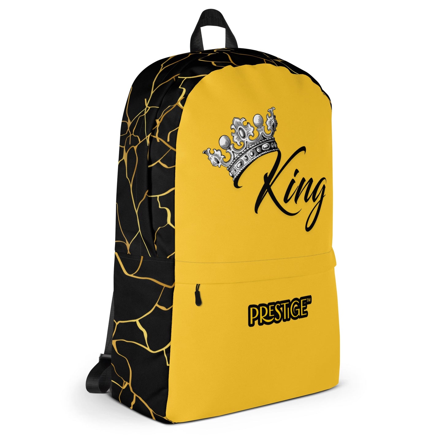 Sac à dos Prestige™ Noir et Jaune Filament d'Or "KING" - Prestige SXM