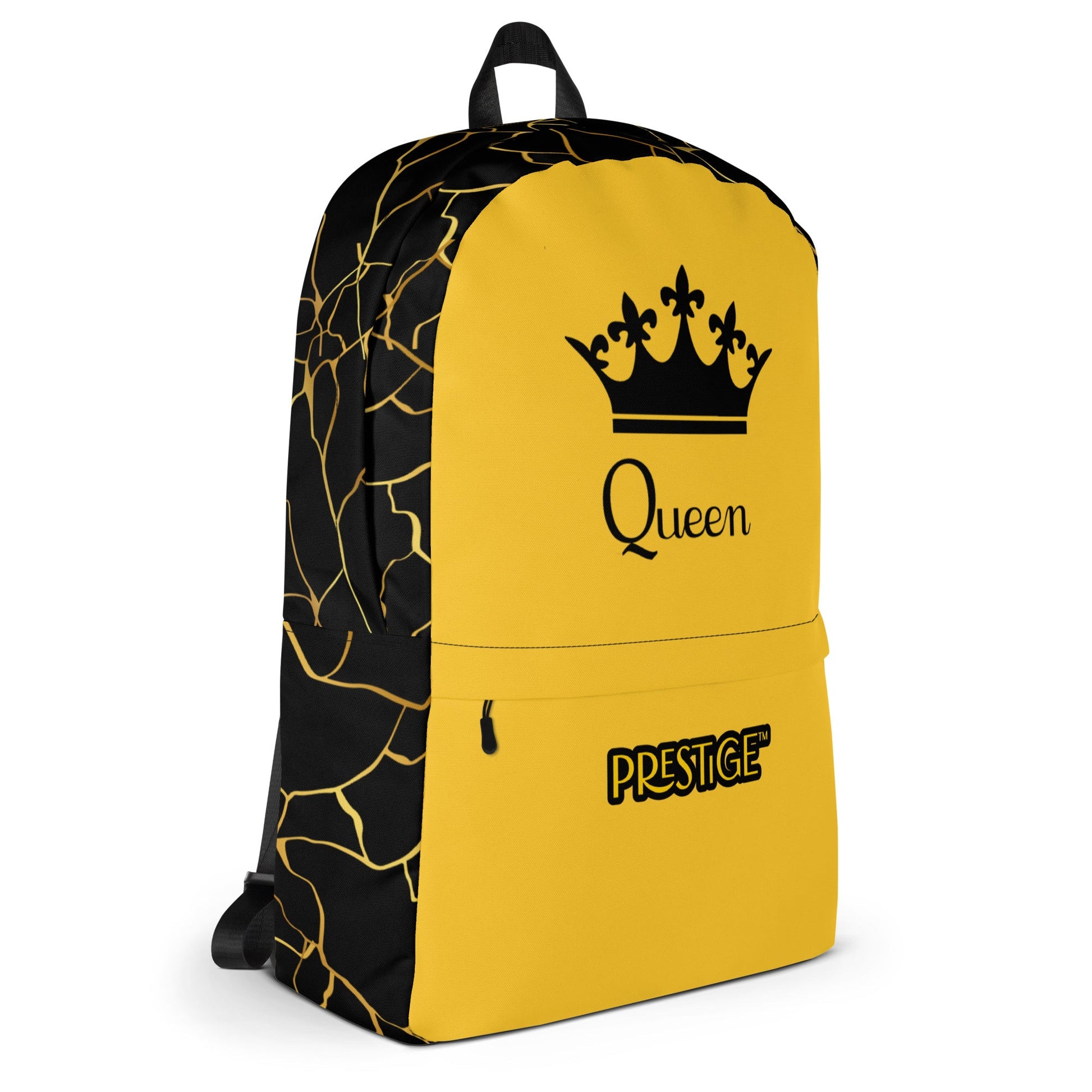 Sac à dos Prestige™ Noir et Jaune Filament d'Or "QUEEN" - Prestige SXM