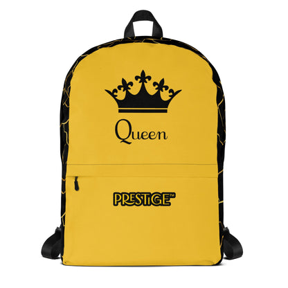 Sac à dos Prestige™ Noir et Jaune Filament d'Or "QUEEN" - Prestige SXM