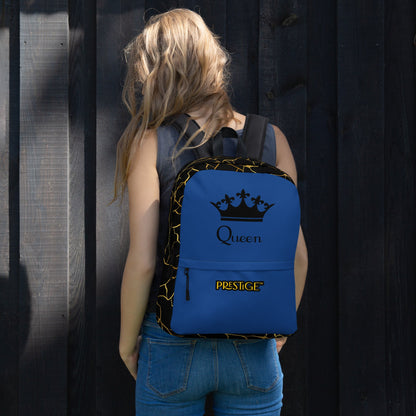 Sac à dos Prestige™ Noir et Navy Filament d'Or "QUEEN" - Prestige SXM