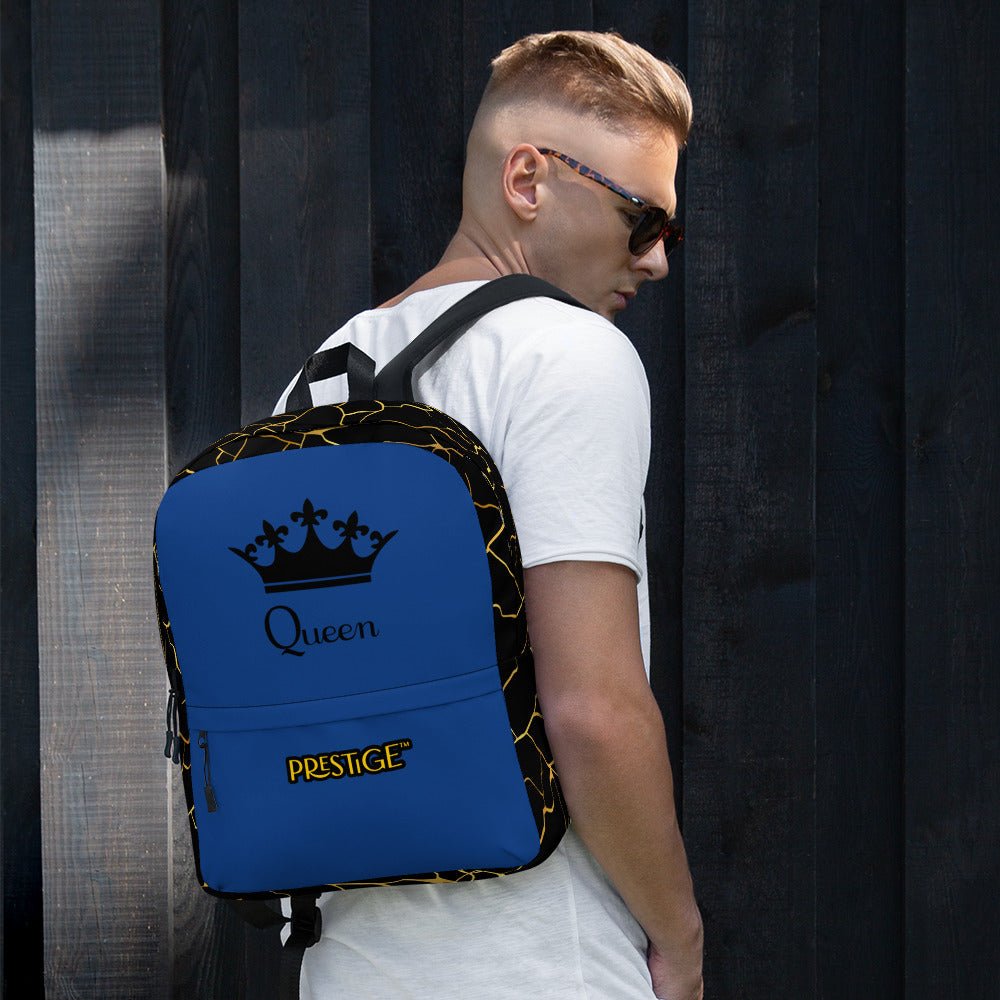 Sac à dos Prestige™ Noir et Navy Filament d'Or "QUEEN" - Prestige SXM