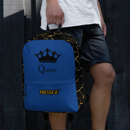 Sac à dos Prestige™ Noir et Navy Filament d'Or "QUEEN" - Prestige SXM