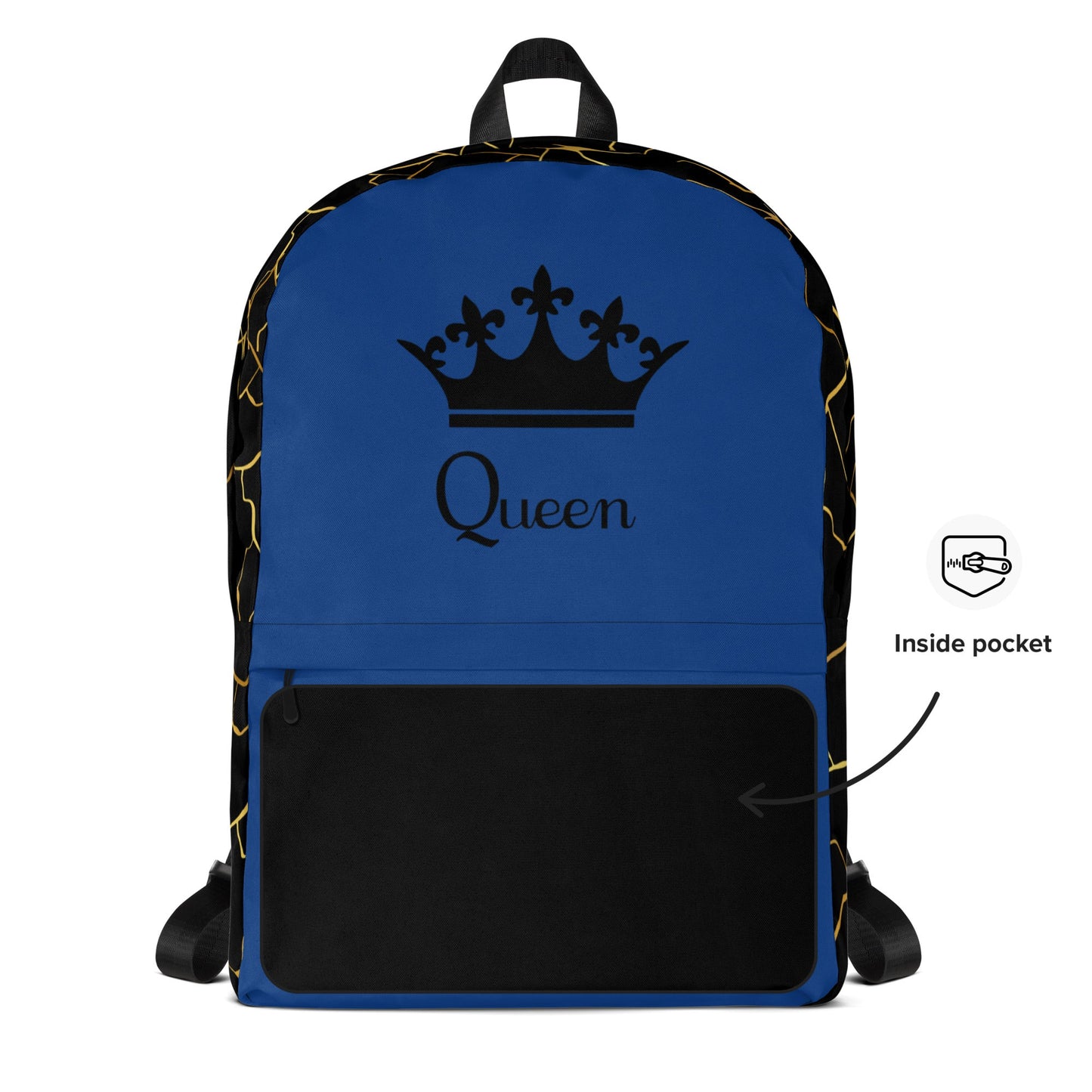 Sac à dos Prestige™ Noir et Navy Filament d'Or "QUEEN" - Prestige SXM