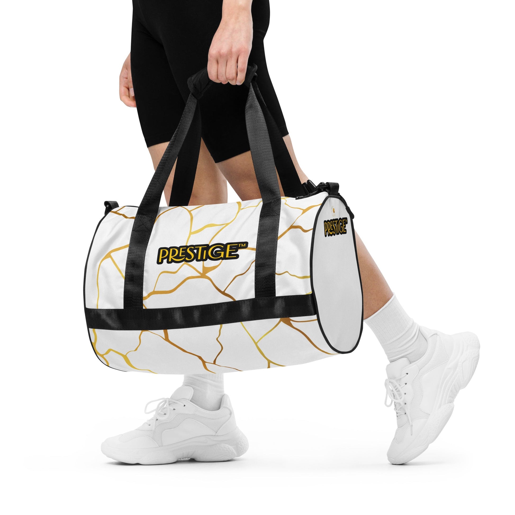 Sac de sport Prestige™ Blanc & Or Filament - Prestige SXM