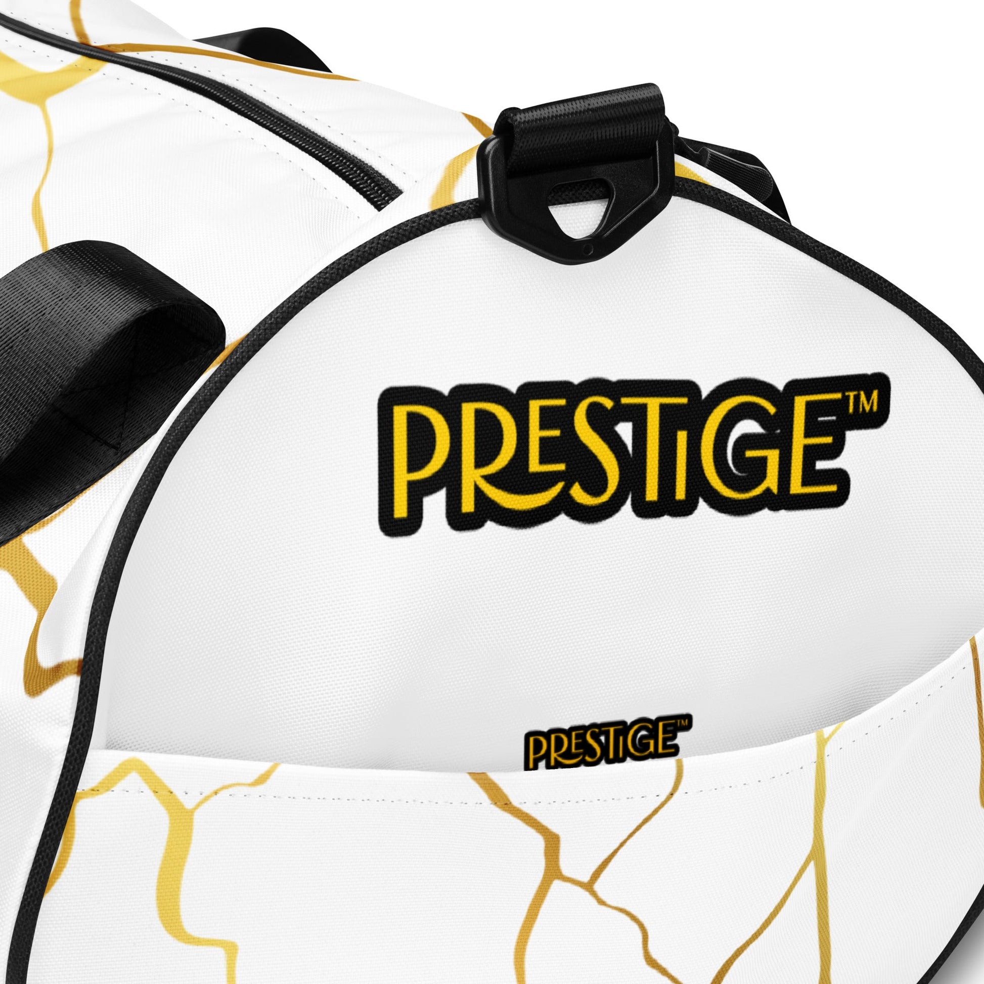 Sac de sport Prestige™ Blanc & Or Filament - Prestige SXM