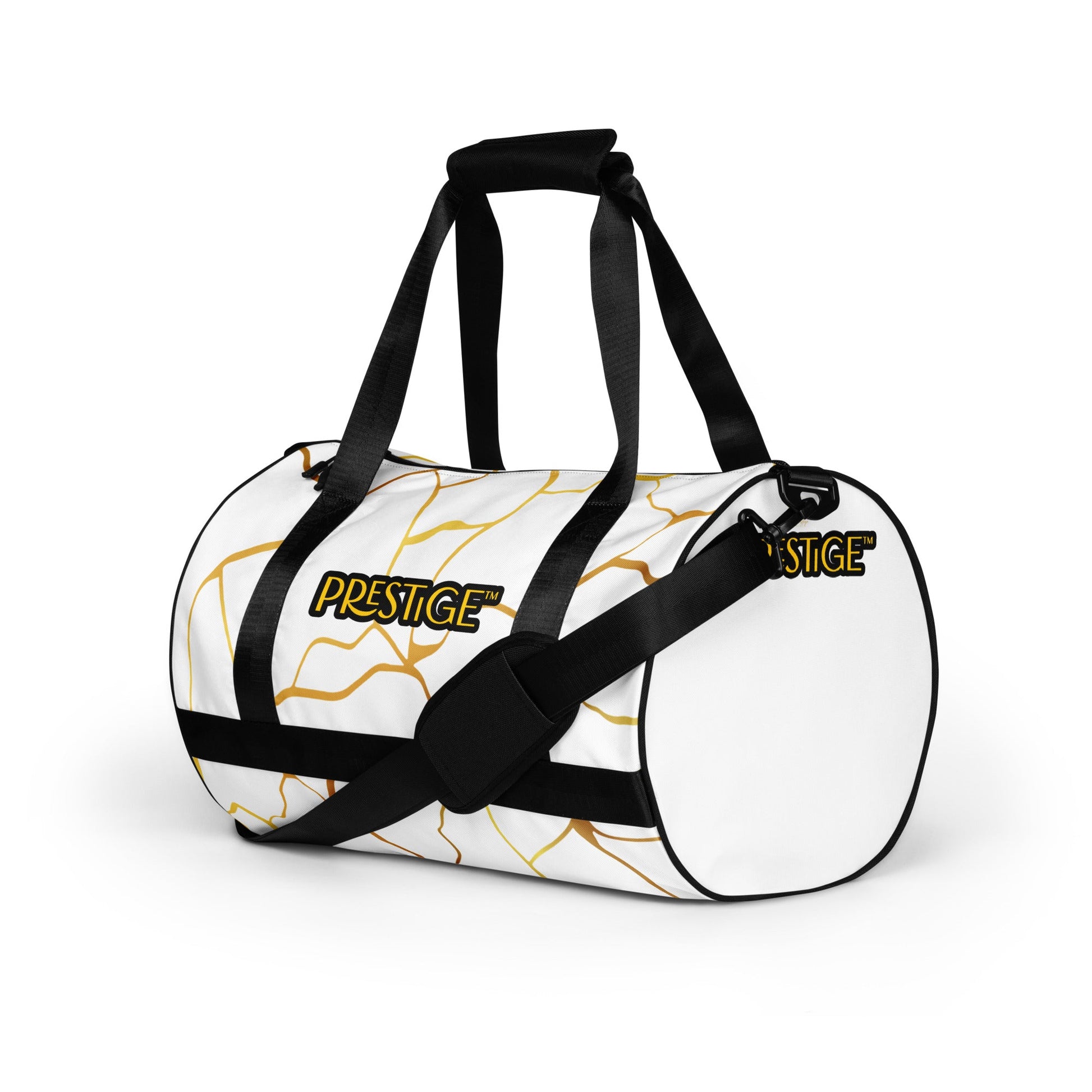 Sac de sport Prestige™ Blanc & Or Filament - Prestige SXM