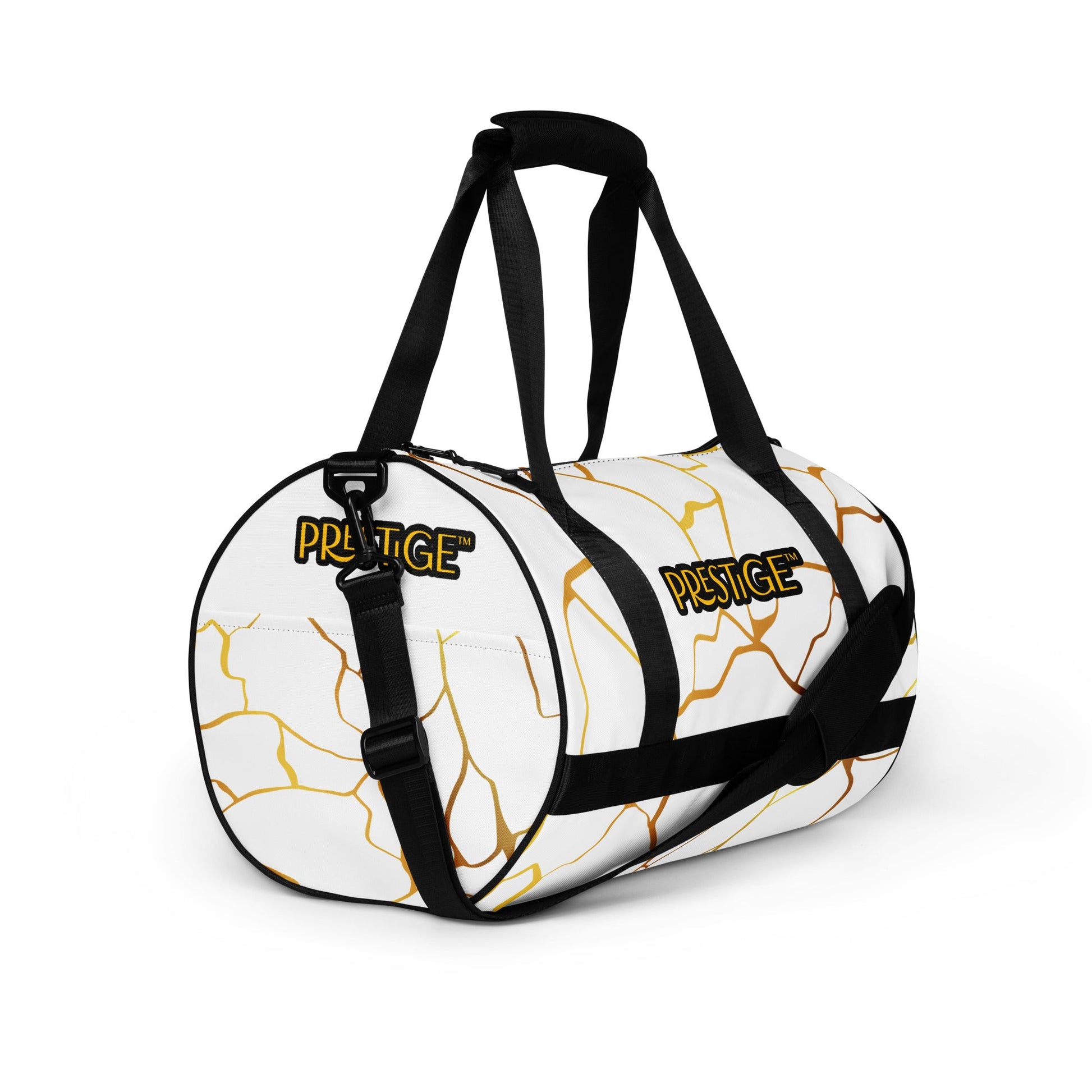 Sac de sport Prestige™ Blanc & Or Filament - Prestige SXM