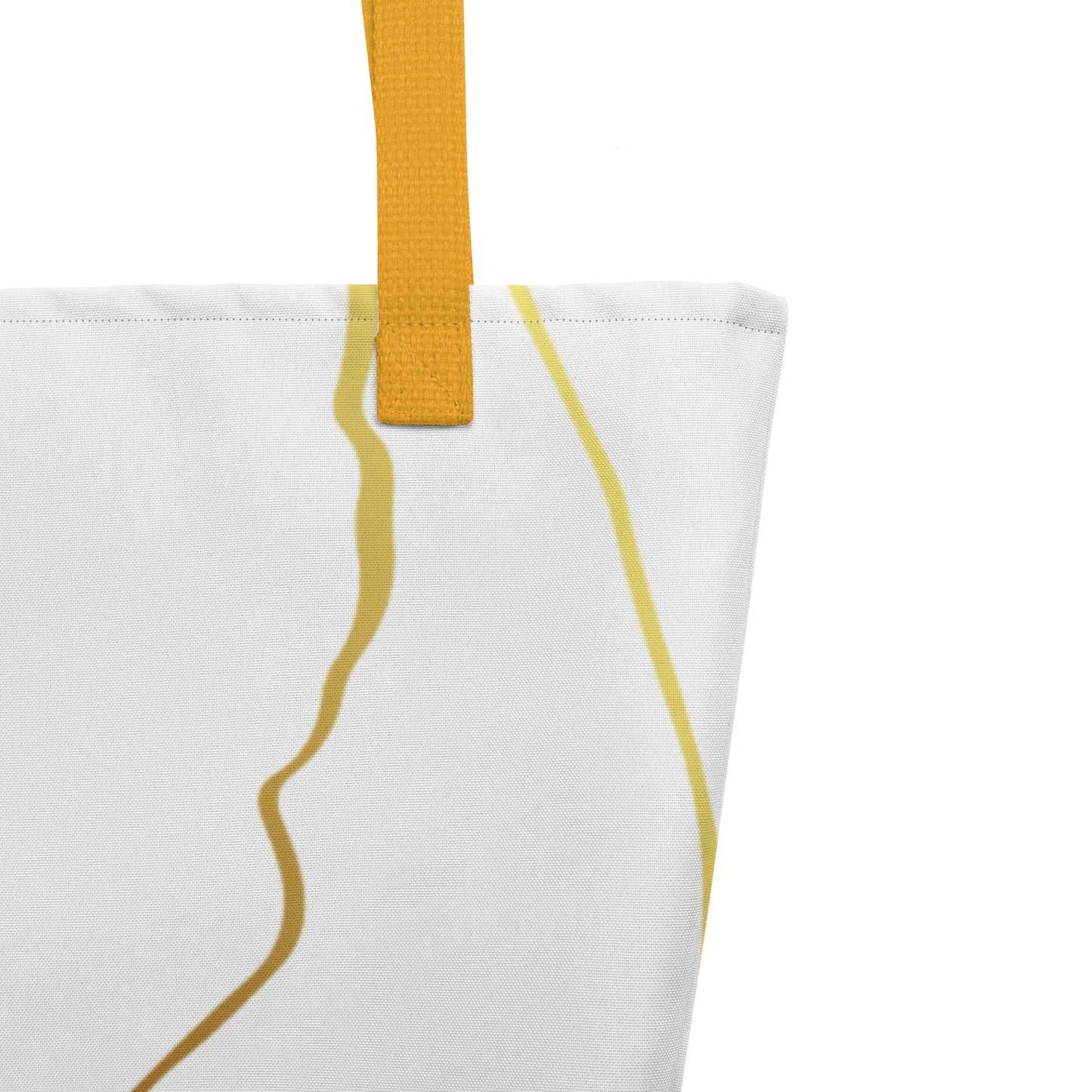 Sac Tote Prestige™ Blanc et Or Filament - Prestige SXM