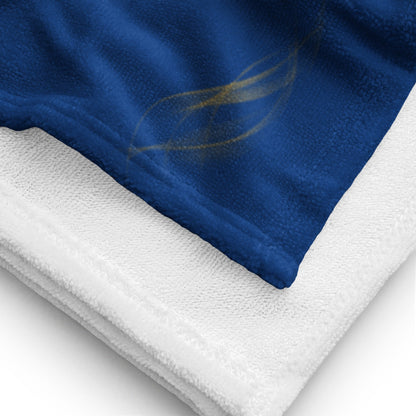 Serviette Prestige™ Bleu Royal et Or - Prestige SXM