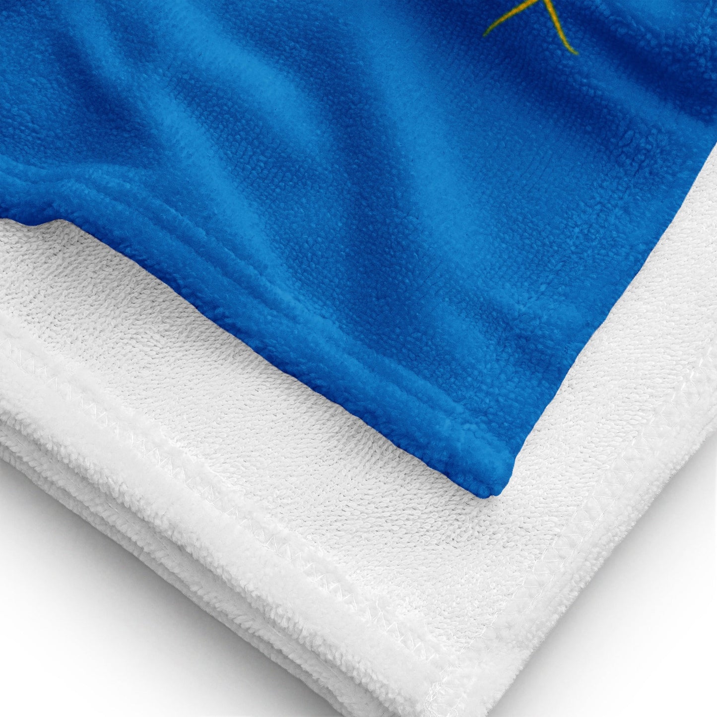 Serviette Prestige™ LOVE SXM Bleu Royal et Or - Prestige SXM