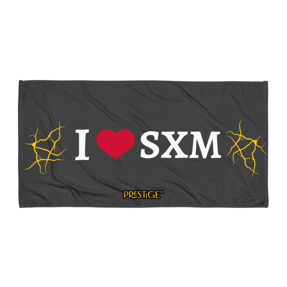 Serviette Prestige™ LOVE SXM Eclipse et Or - Prestige SXM