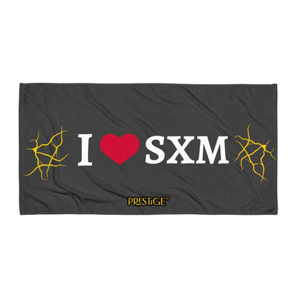 Serviette Prestige™ LOVE SXM Eclipse et Or - Prestige SXM