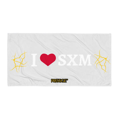 Serviette Prestige™ LOVE SXM Gris Claire et Or - Prestige SXM