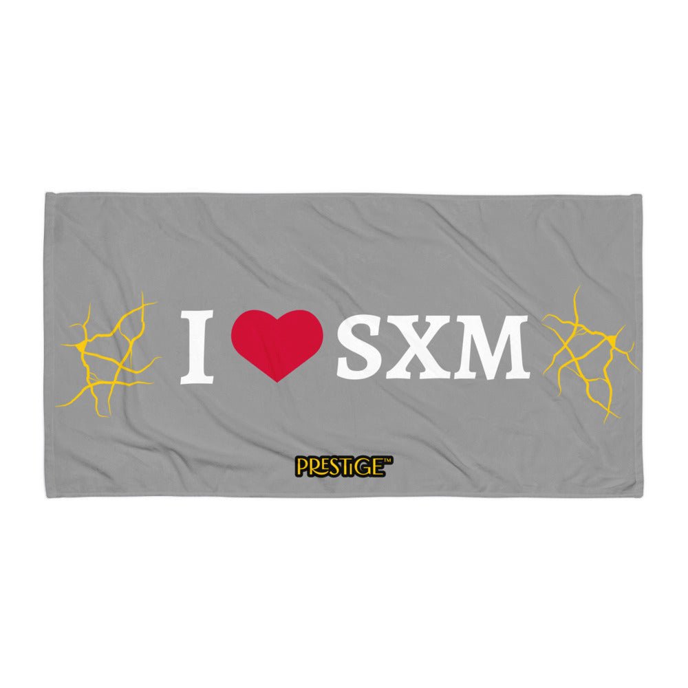 Serviette Prestige™ LOVE SXM Gris Claire et Or - Prestige SXM