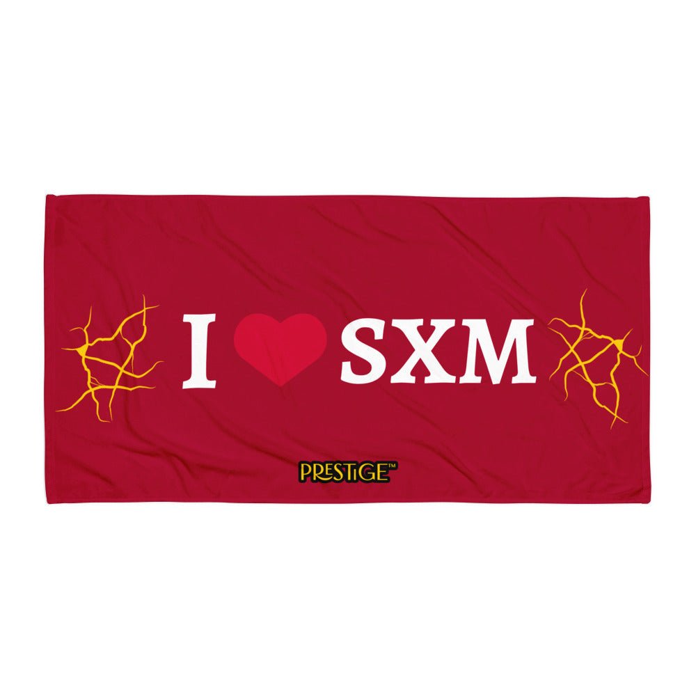 Serviette Prestige™ LOVE SXM Vin et Or - Prestige SXM