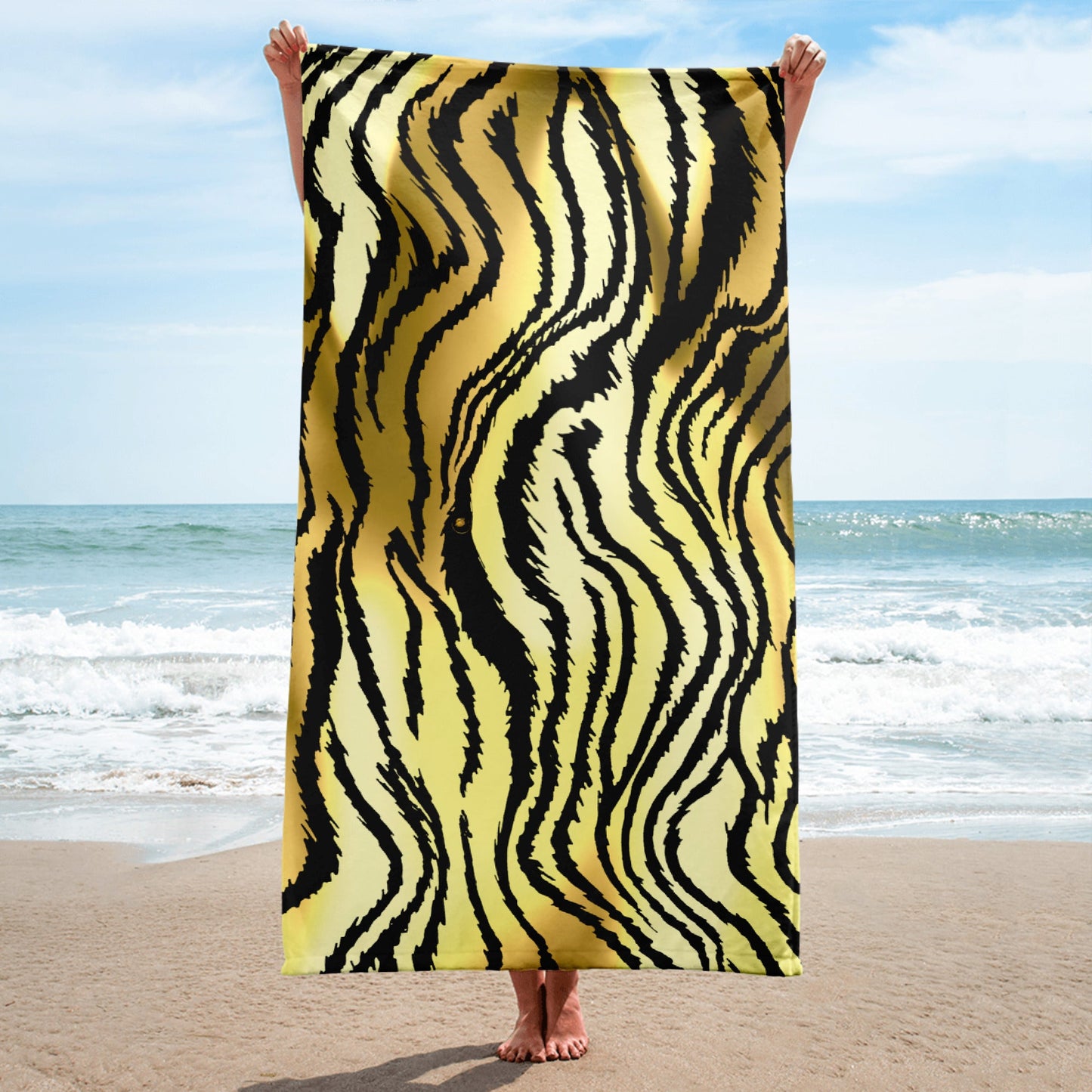 Serviette Prestige™ Tigre d'Or Gold Tiger Towel - Prestige SXM